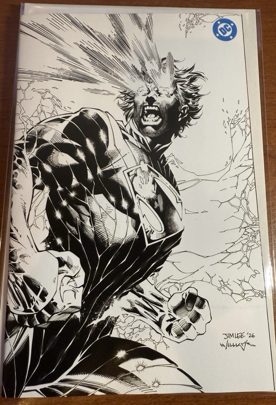 Absolute Superman #21 | Jim Lee | SDCC 2026 B&W Version | Torpedo Comics