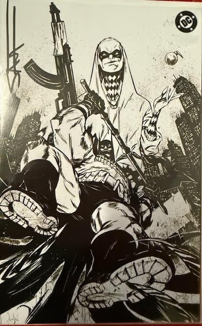 ABSOLUTE BATMAN #22 | SIGNED BY SANFORD GREENE W/ COA | B&W VARIANT
