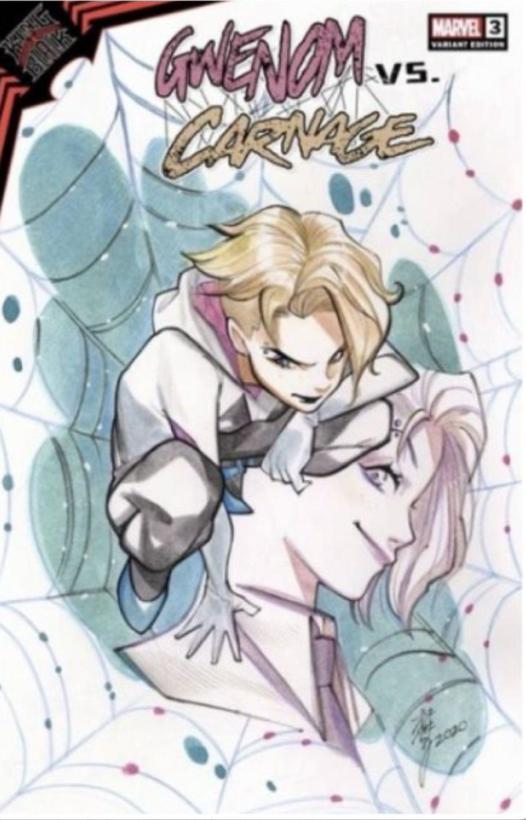 King in Black: Gwenom vs Carnage #3 | Peach Momoko Variant