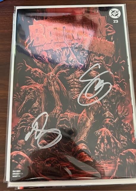 Absolute Batman #23 | Signed by Mark Brooks + Scott Snyder w/ COA | Red Foil