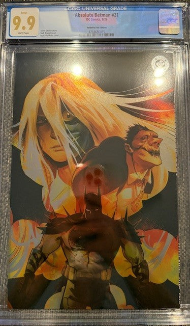 Slab | Absolute Batman #21 | CGC 9.9 | Mirka Andolfo Exclusive Foil Variant