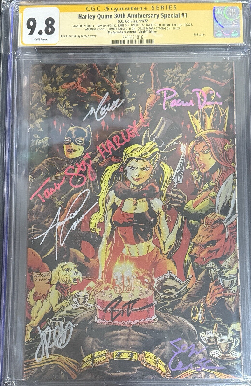 Harley Quinn 30th Anniversary Special CGC 9.8 Signature Series Signed 7 X’s!!!!