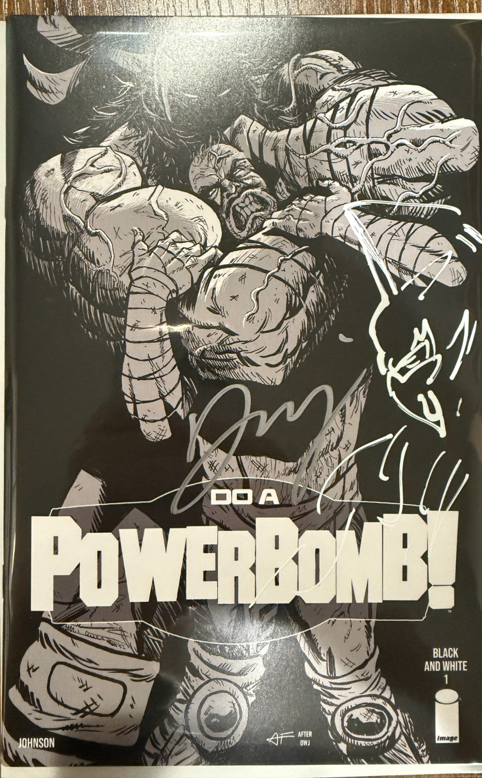 Do A Powerbomb | Signed & Remarqued By Daniel Warren Johnson | Absolute Batman