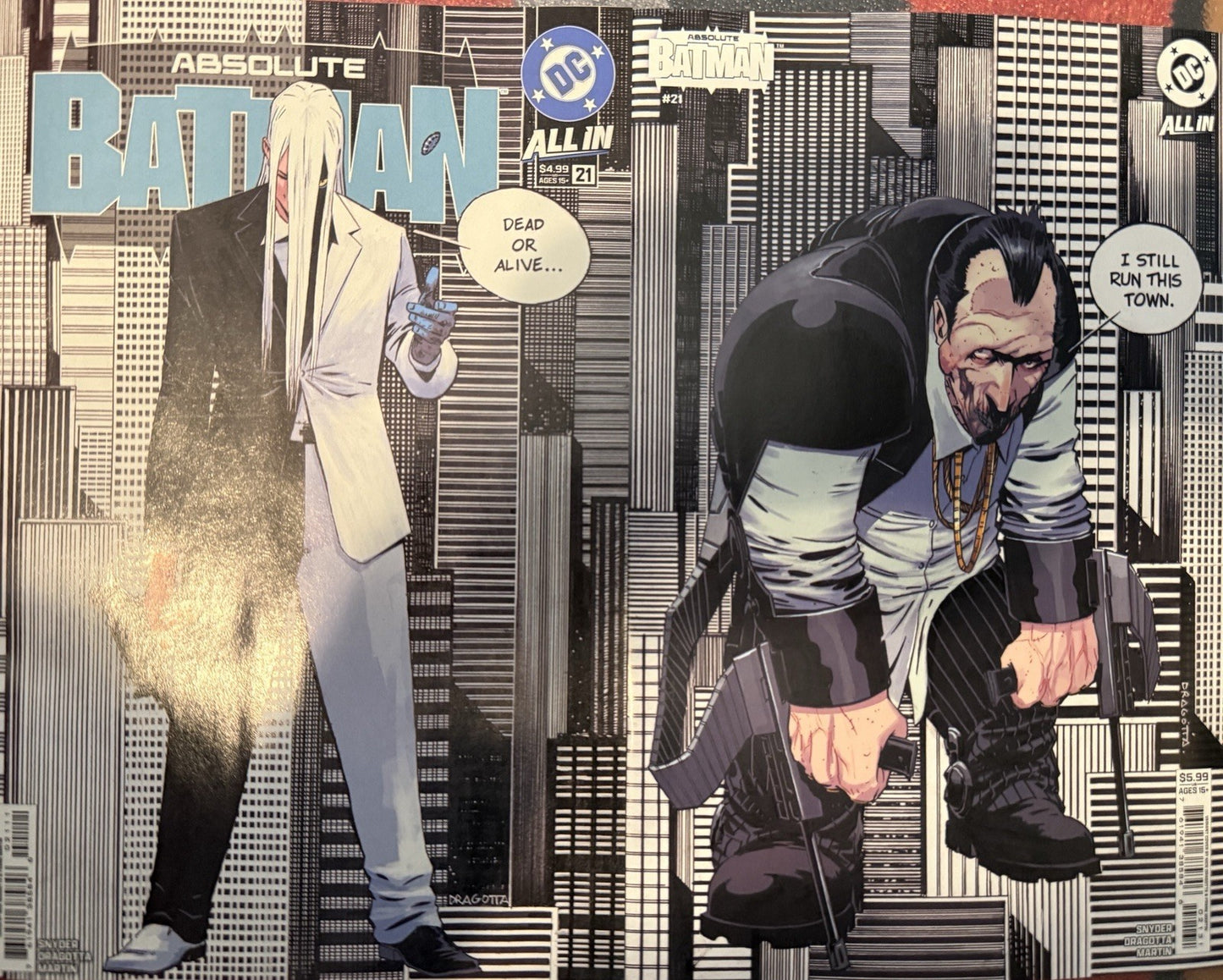Set | Absolute Batman #21 | Nick Dragotta | Covers A & C