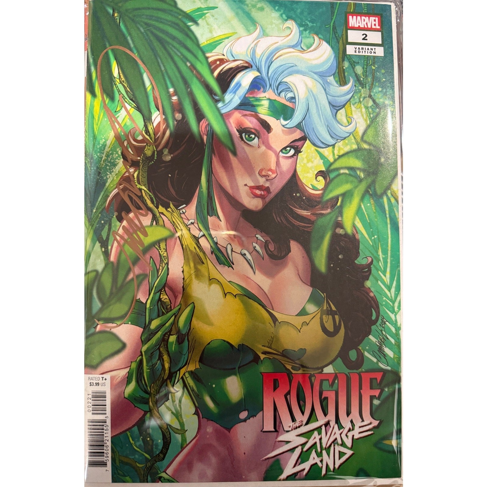 Rogue: The Savage Land #2 | Signed by J. Scott Campbell w/ COA