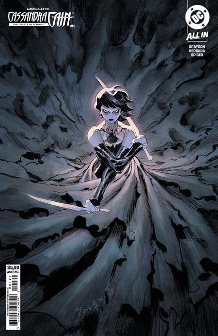 ABSOLUTE CASSANDRA CAIN THE SHADOWS HAND #1 MATIAS BERGARA CARD STOCK VAR
