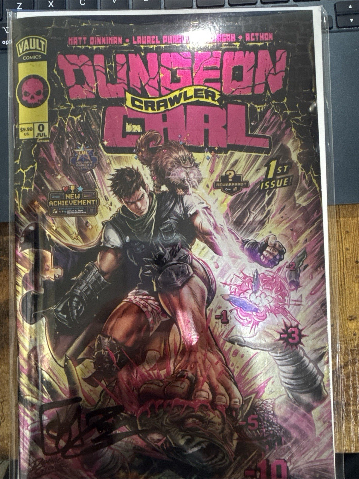 Dungeon Crawler Carl #0 | Signed By Dominic Glover | Foil Variant | LTD 500