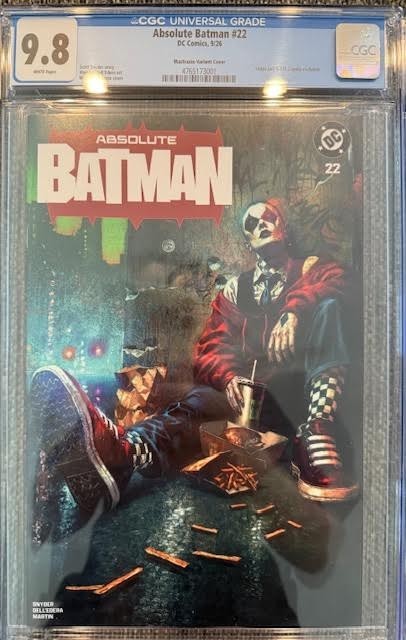 Slab | Absolute Batman #22 | CGC 9.8 | Marco Mastrazzo Trade Dress Exclusive