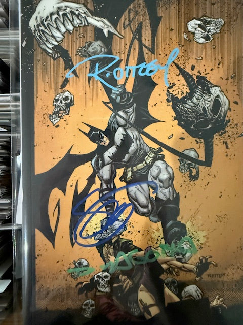 Absolute Batman #1 (DC/Panini) | Ottley Variant | 3x's Signed by Ryan Ottley + Scott Snyder + Nick Dragotta | German Blind Bag Variant