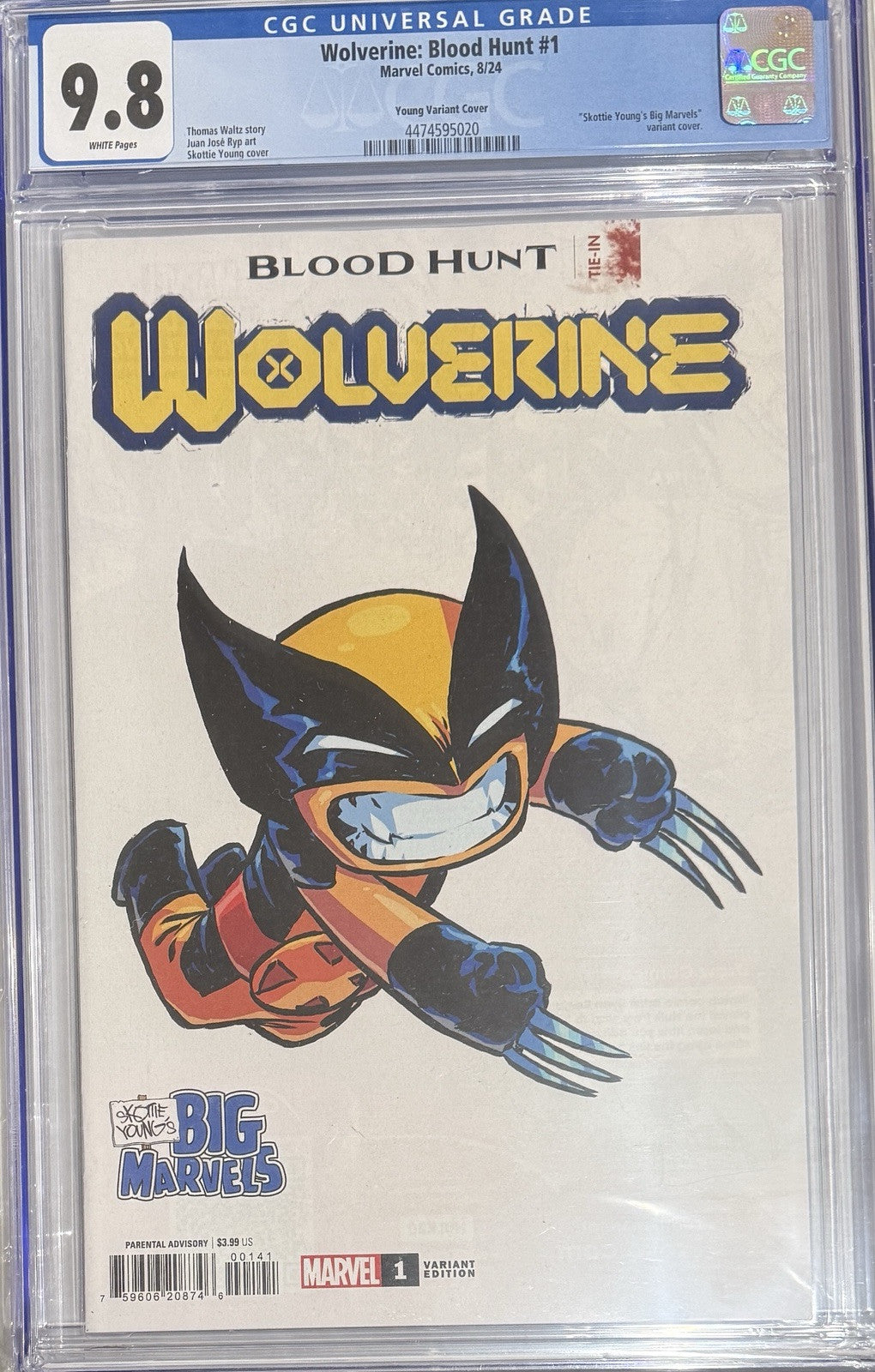Wolverine: Blood Hunt #1 CGC 9.8 - Skottie Young Variant Cover