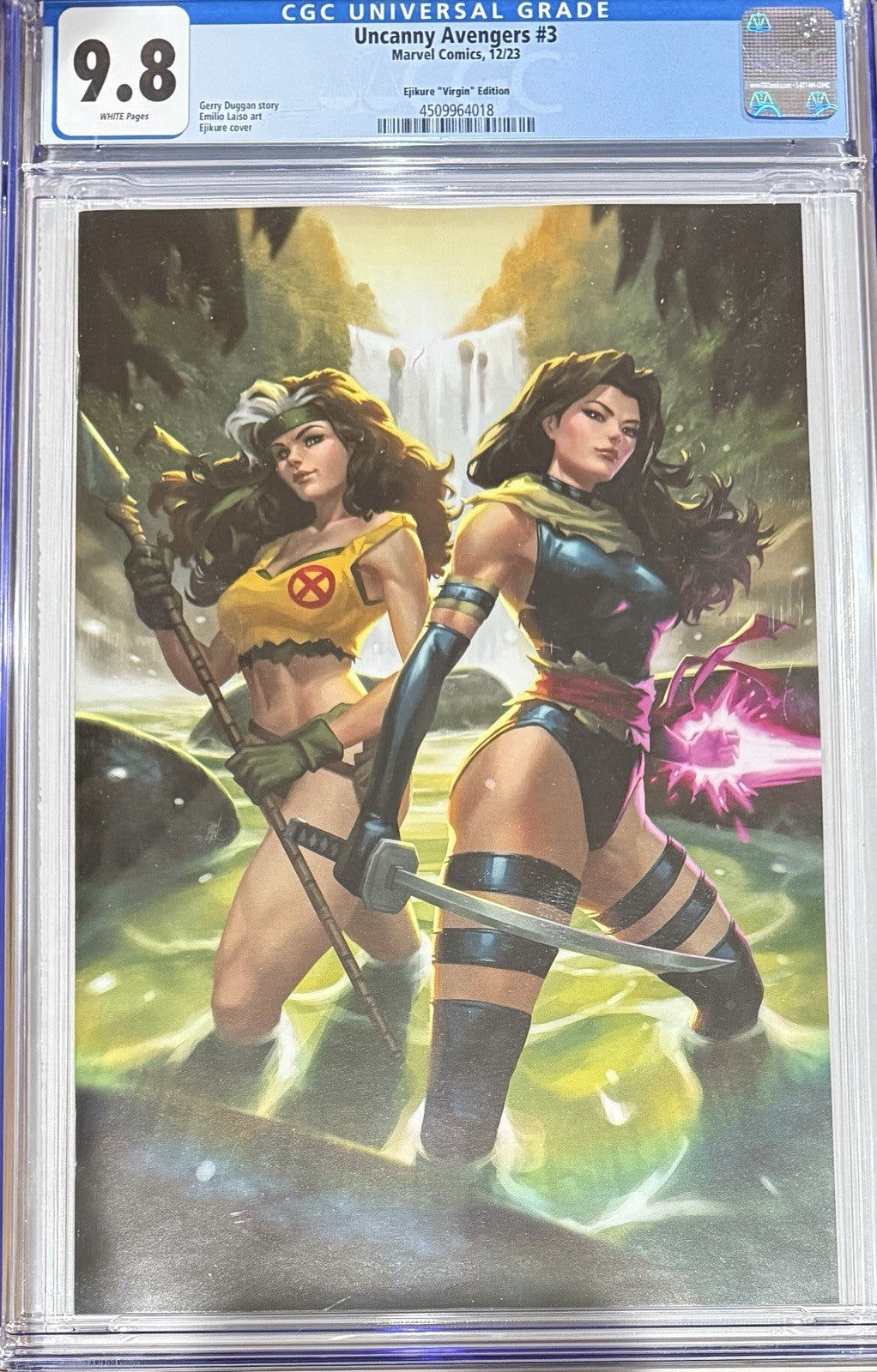 Uncanny Avengers #3 (2023) CGC 9.8 - Ejikure Virgin Edition - Marvel Comics