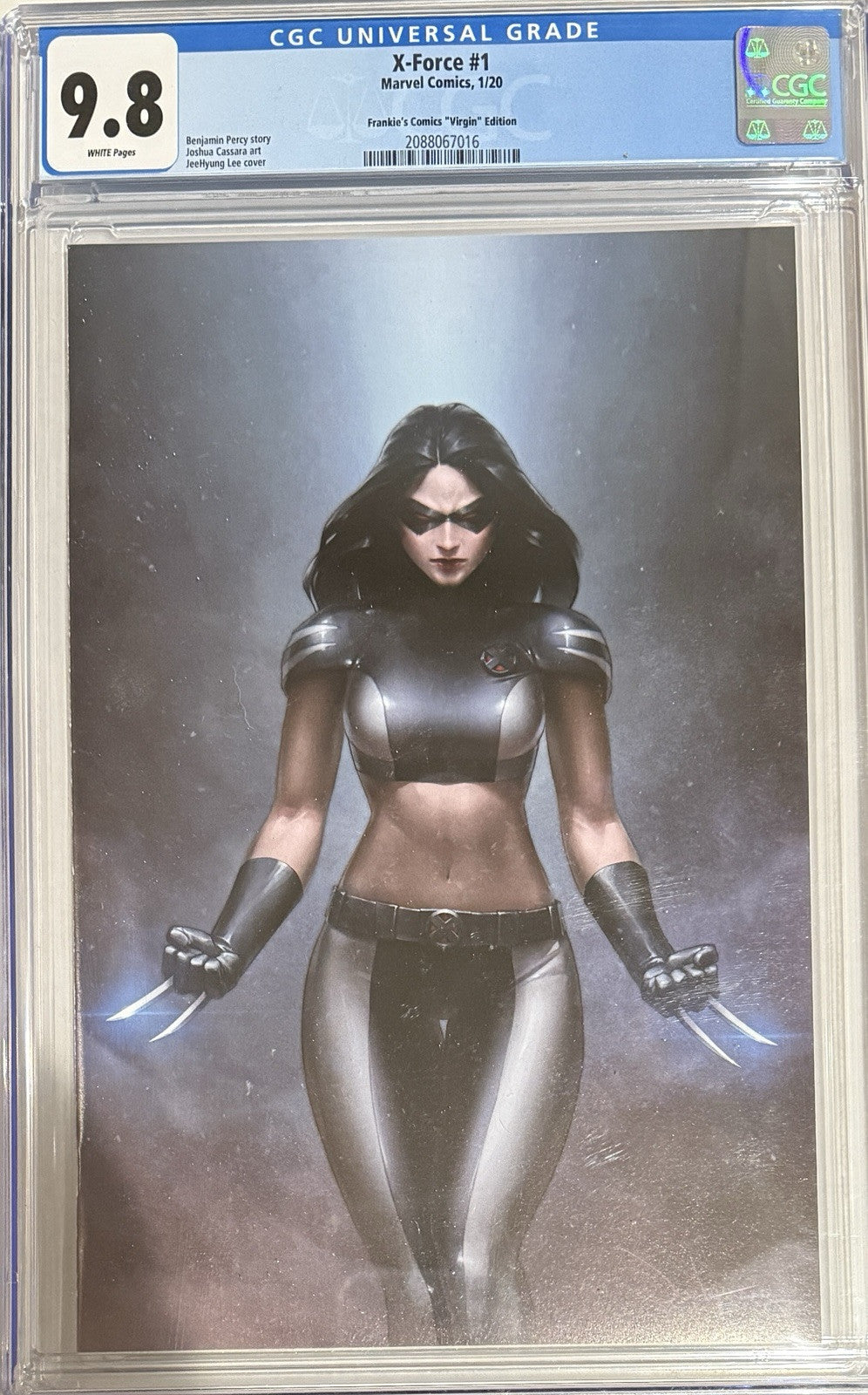 X-Force #1 CGC 9.8 Frankie's Comics "Virgin" Edition
