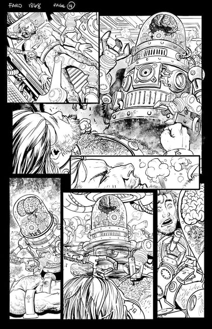 Faro: 1868 – Steampunk Jessica Rabbit Cover | Mature Full-Color Graphic Novel by Jose Varese