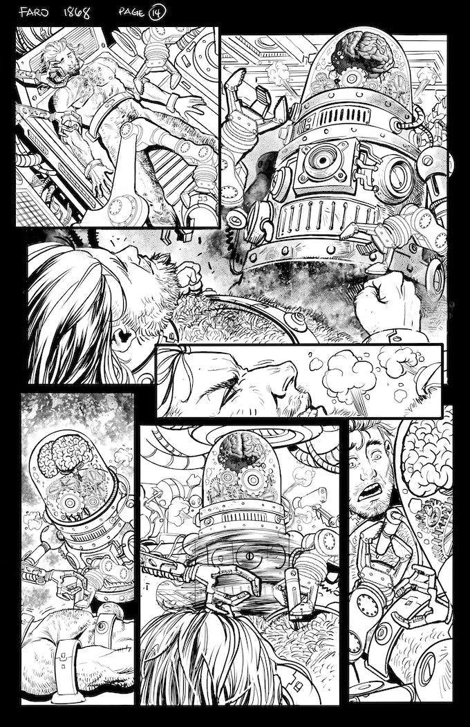 Faro: 1868 – Digital Download | Steampunk Jessica Rabbit Mature Full-Color Alt-History Graphic Novel