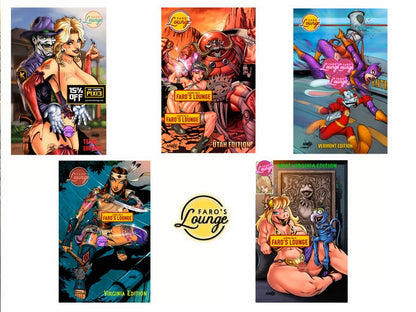 American Safari Sketchbook: California Edition – Slave Leia & Bettie Page Pinup Art by Faro Kane