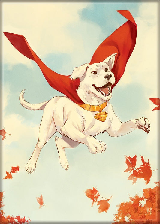 Krypto Last Dog of Krypton | 2.5 Inch x 3.5 Inch Magnet for Fridge & Lockers