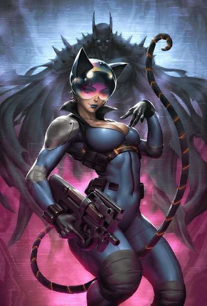 Absolute Catwoman #1 | Cover by Kendrick Lim | Trade + Virgin + Foil