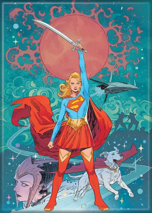 Supergirl Woman of Tomorrow | 2.5 Inch x 3.5 Inch Magnet for Fridge & Lockers