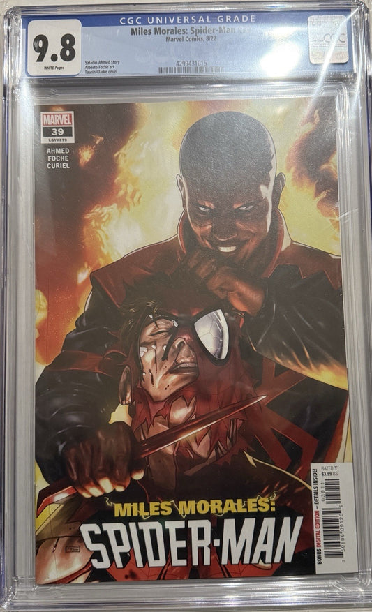 Miles Morales: Spider-Man #39 | CGC 9.8 | Taurin Clarke Cover Art