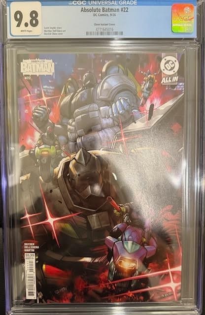 Slab | Absolute Batman #22 | CGC 9.8 | Derrick Chew Variant
