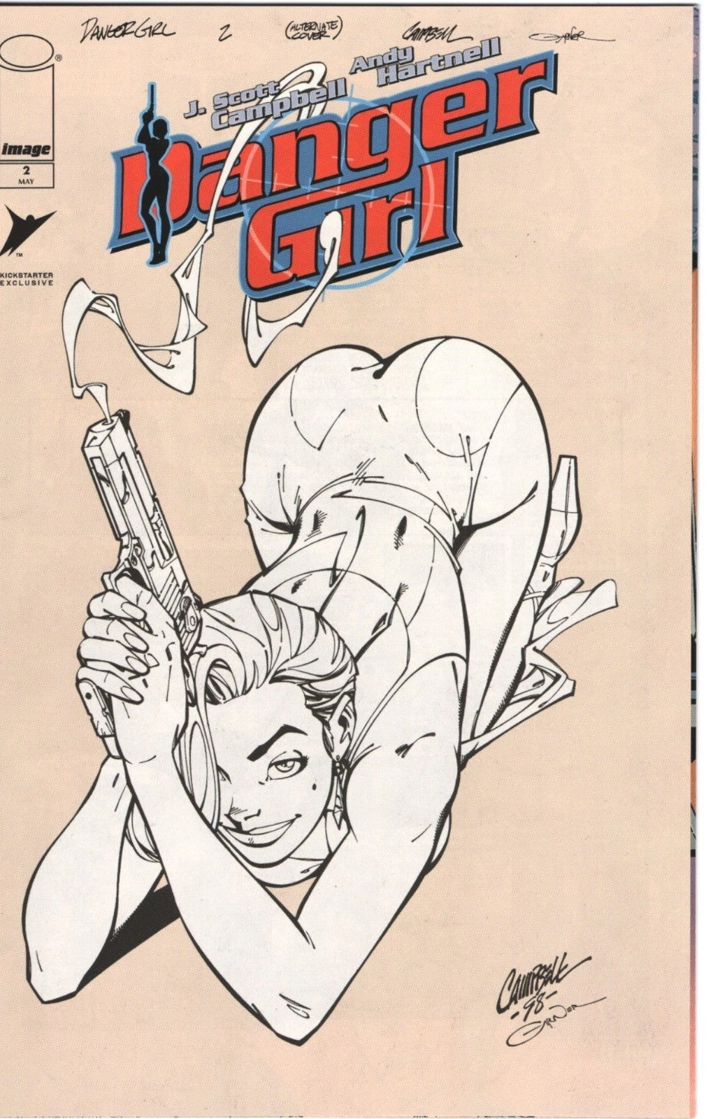 Danger Girl #2 | J Scott Campbell Kickstarter Reprint