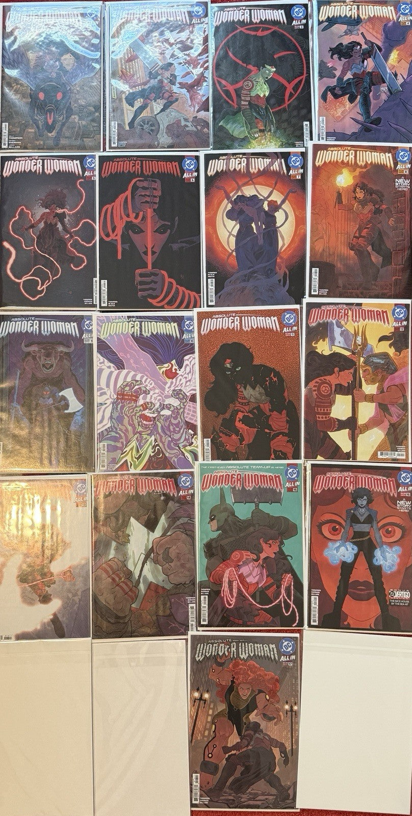 Absolute Wonder Woman 1 2 3 4 5 6 7 8 9 10 11 12 13 14 15 16 17 | 1st Print | A