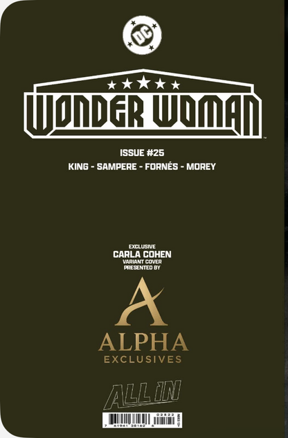 Exclusive | Wonder Woman #25 | Carla Cohen NYCC Foil Exclusive | LTD 1000