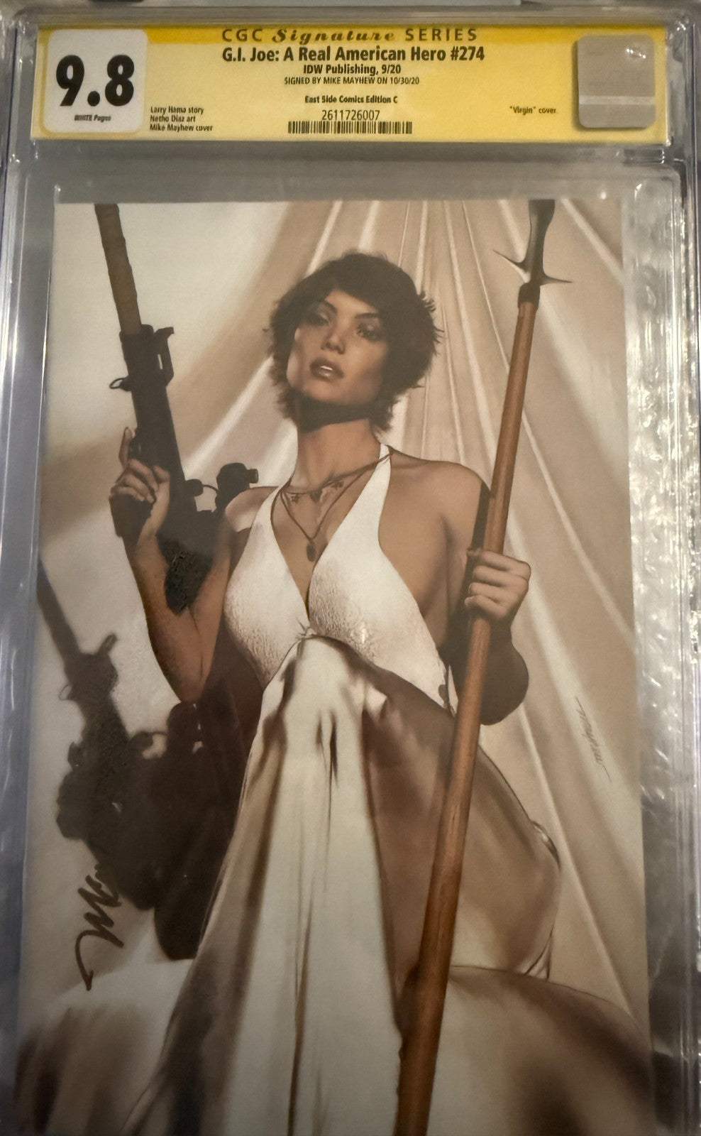 Slab | GI JOE: A Real American Hero #274 | Signed by Mike Mayhew | East Side
