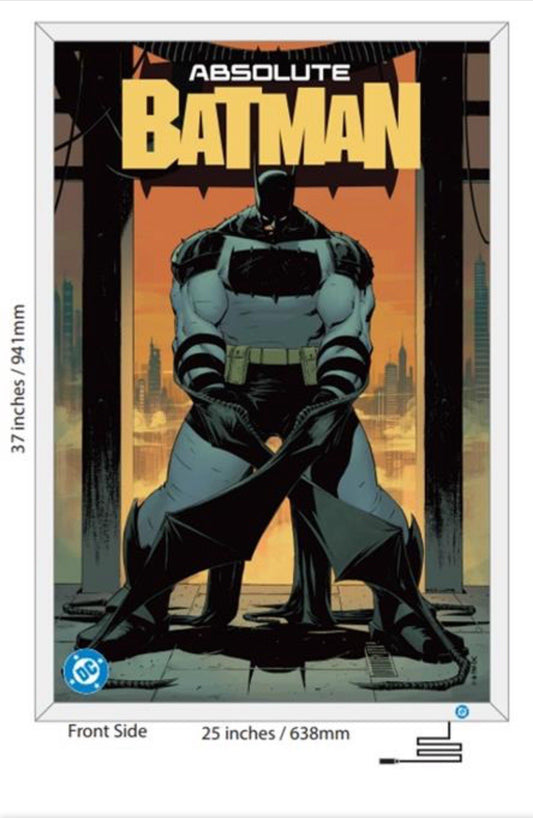 PRE-ORDER | DC LIGHT UP POSTER FRAME W/ 3 ABSOLUTE ACETATE POSTERS
