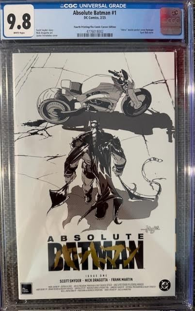 Absolute Batman #1 | CGC 9.8 | Javier Fernandez Foil Variant | Akira Homage