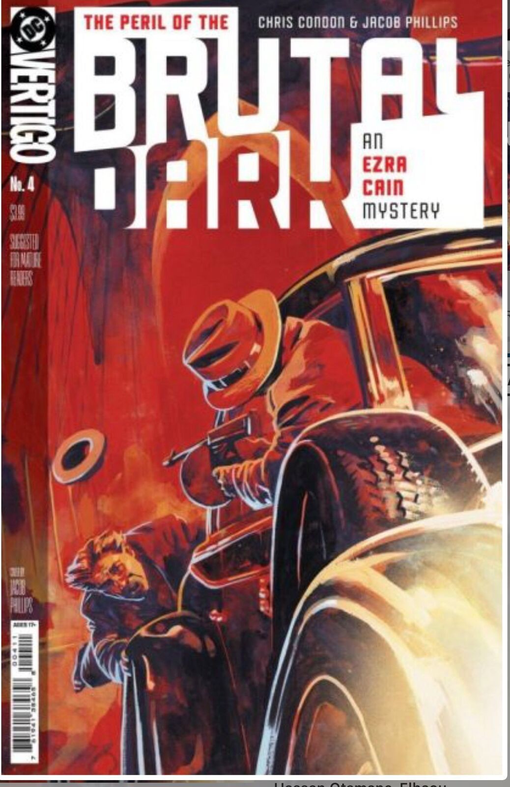 The Peril of the Brutal Dark: An Ezra Cain Mystery #4 | Cover A
