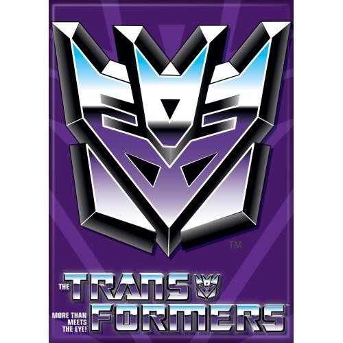 Transformers Decepticon Shield 2.5 Inch x 3.5 Inch Magnet for Fridge & Lockers