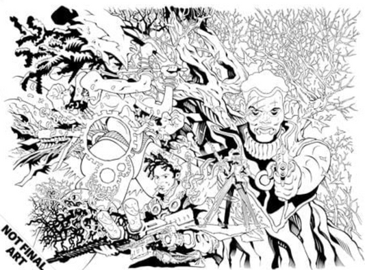 Bitter Root The Next Movement #1 |Tradd Moore Wraparound Cover| 1:25 Ratio