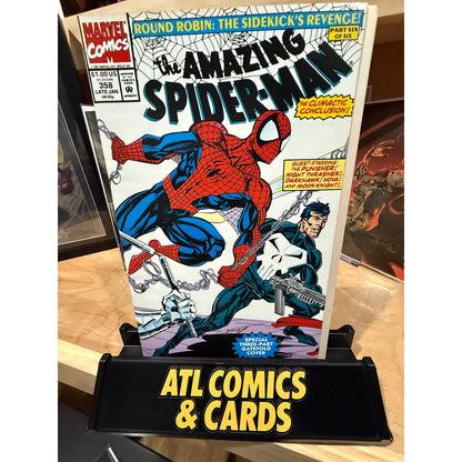 The Amazing Spider-Man #358 | Newsstand | Gatefold Wraparound Cover