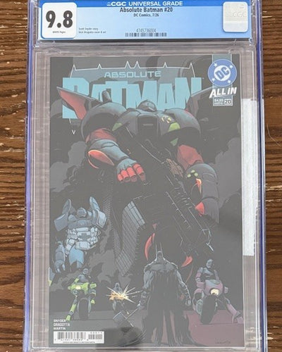 Slab | Absolute Batman #20 | CGC 9.8 | 1st Print | Nick Dragotta