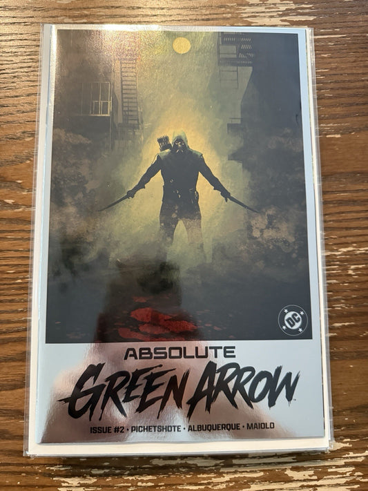 Absolute Green Arrow #1 | Rafael Albuquerque Foil Variant | Movie Poster Variant