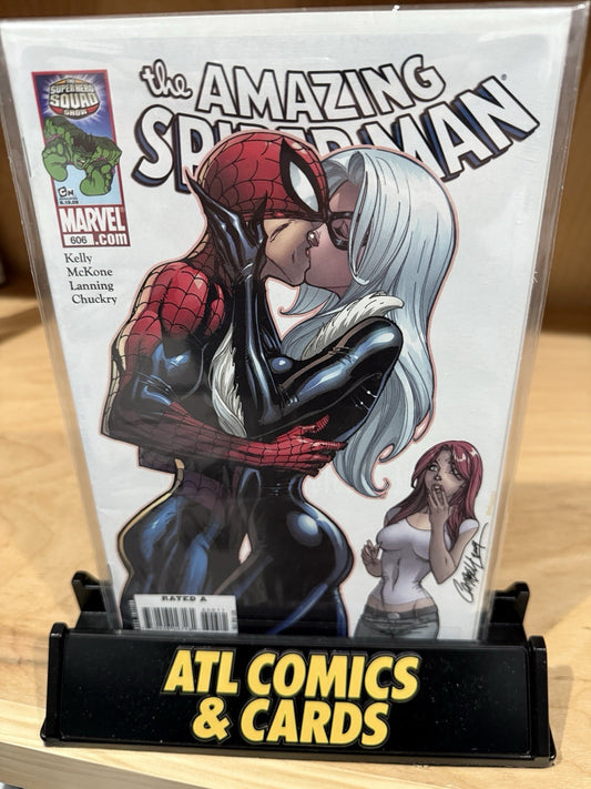 The Amazing Spider-Man #606 | Signed by J. Scott Campbell w/ COA | Classic Cover