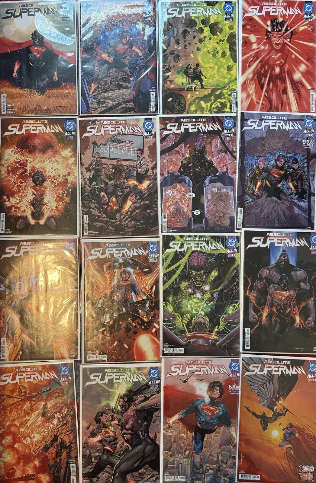Absolute Superman 1 2 3 4 5 6 7 8 9 10 11 12 13 14 15 16  | 1st Print | Cover A