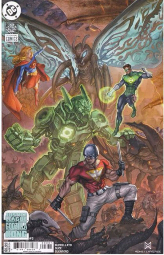 Justice League vs Godzilla vs Kong #3 | Alan Quah Variant