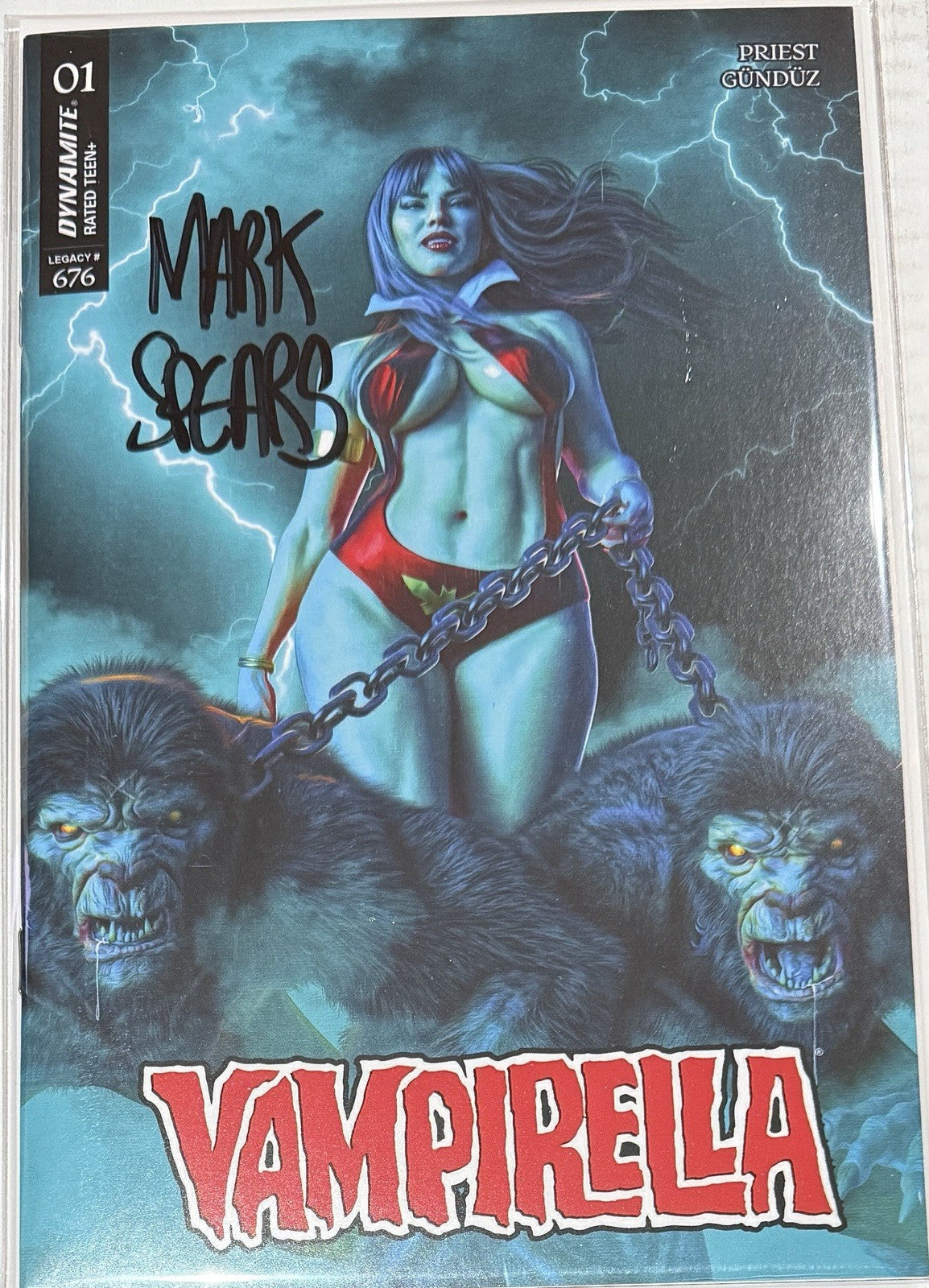 Vampirella #1  | SIGNED By Mark Spears! With COA