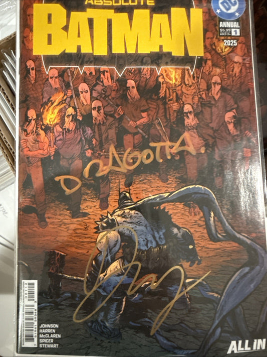 Absolute Batman Annual #1 | Signed by Nick Dragotta + Daniel Warren Johnson | 2P
