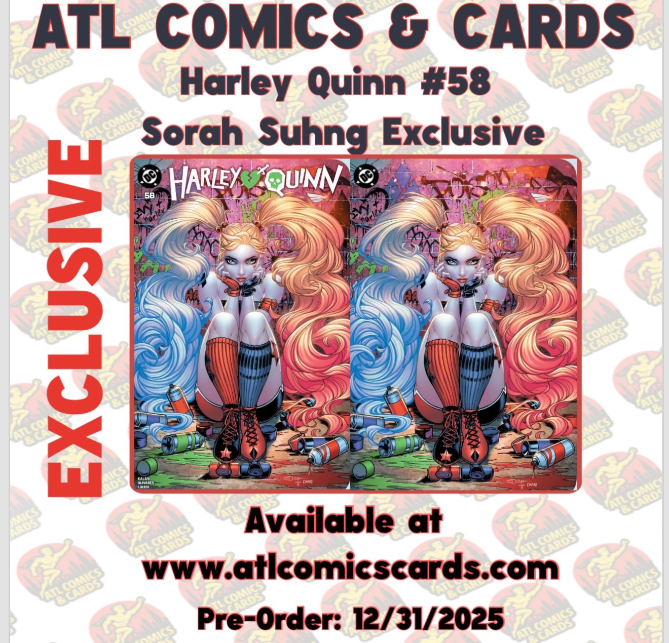 Harley Quinn #58 | Sorah Suhng Exclusive | Trade + Virgin + Bundle
