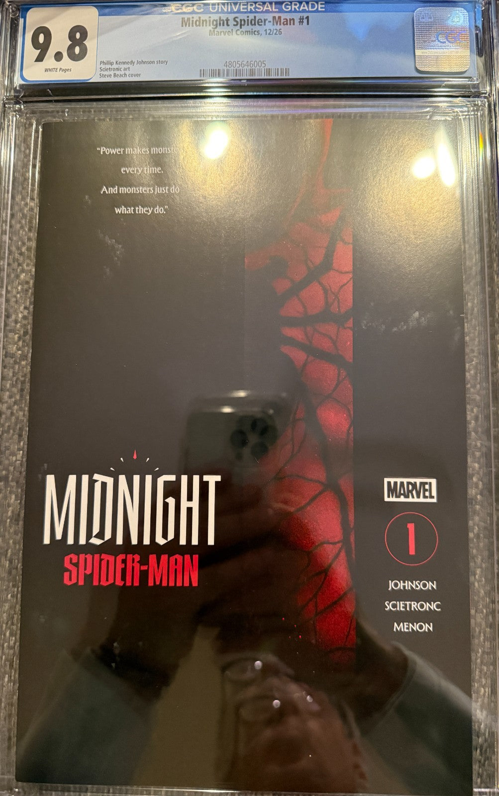 Midnight Spider-Man #1 | CGC 9.8 | 1st Print - Cover A | Phillip Kennedy Johnson