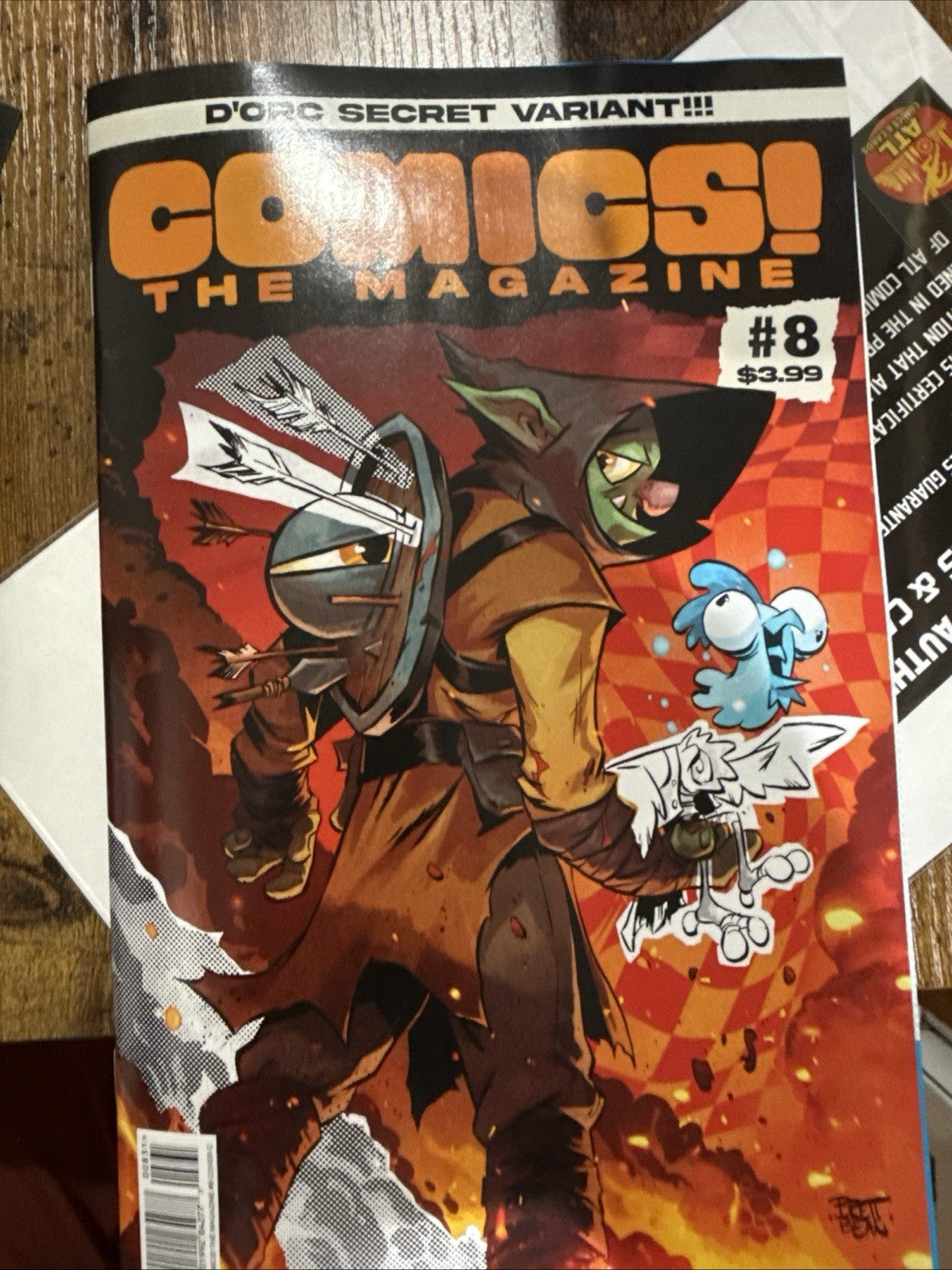 Comics! The Magazine #8 | Secret Variant D'orc