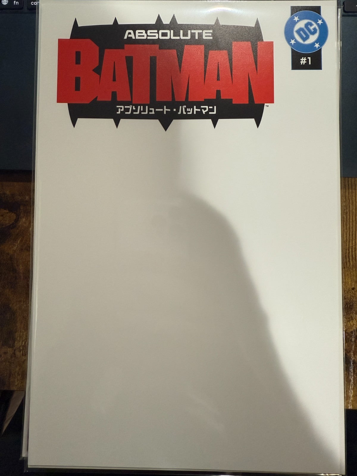 Absolute Batman #1 | Blank / Sketch Variant | 1st Print Japanese Variant