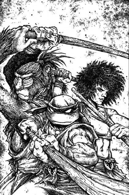 Teenage Mutant Ninja Turtles #143 | 1:50 Incentive |  Eastman B&W Variant