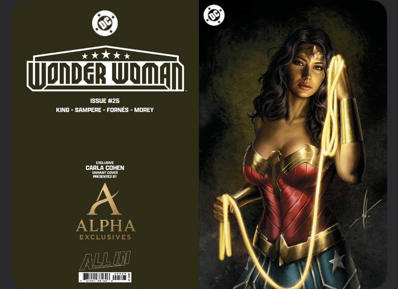 Exclusive | Wonder Woman #25 | Carla Cohen Virgin Exclusive|  LTD 1K