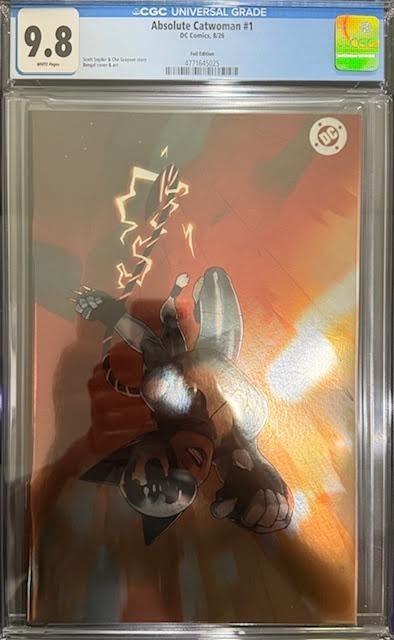 Slab | Absolute Catwoman #1 | CGC 9.8 | Foil | 1st Print | Cover A