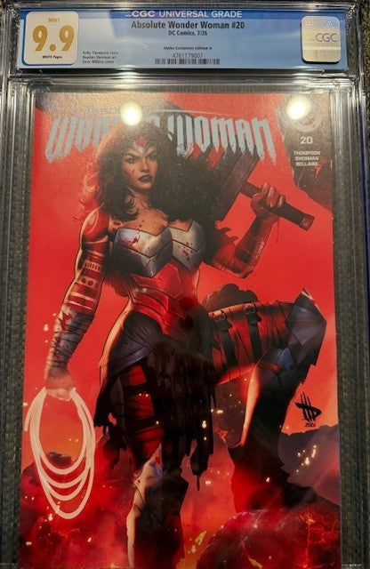 Slab | Absolute Wonder Woman #20 | CGC 9.9 | Dave Wilkins Trade Dress Exclusive