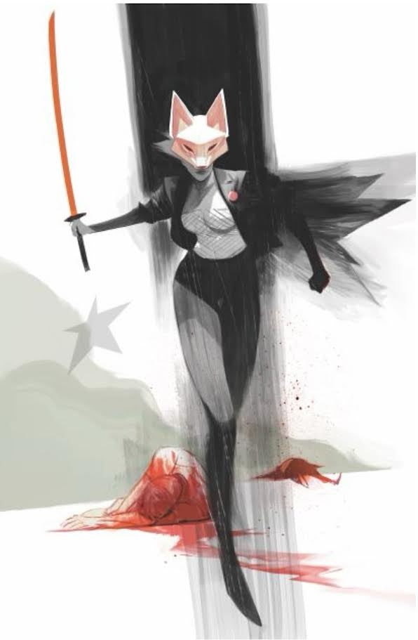 Exquisite Corpses Fox Mask Killer #1 | Mike Huddleston Incentive Variant | 1:50